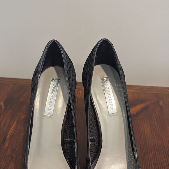 BCBGMaxAzria Mesh Ma-Kassia Black Stilletto Size 8.5 M - Picture 11 of 15